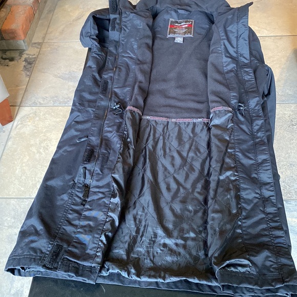 EDDIE BAUER Black WeatherEdge Coat Size Medium/Tall - Picture 7 of 14